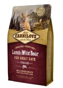 Carnilove Lamb&Wild Boar for Adult Cats Sterilised 2kg