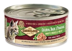 Carnilove White Muscle Meat Duck&Pheasant for Adult Cats 100g