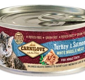 Carnilove White Muscle Meat Turkey&Salmon for Adult Cats 100g