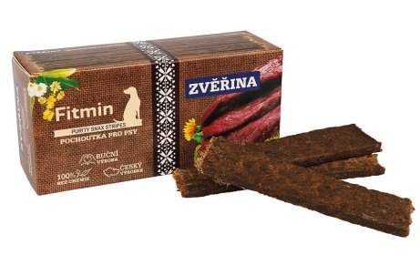 Fitmin Purity Snax Stripes pro psy Zvěřinový 120g Fitmin Purity Snax Stripes pro psy Zvěřinový 120g