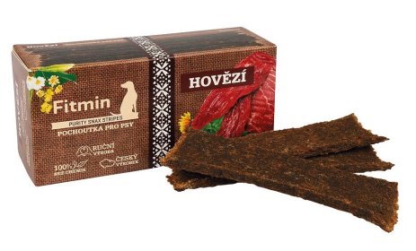 Fitmin Purity Snax Stripes pro psy Hovězí 120g Fitmin Purity Snax Stripes pro psy Hovězí 120g