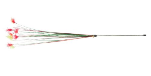 Trixie Hrací prut s peříčky a rolničkou 31cm Trixie Hrací prut s peříčky a rolničkou 31cm