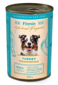 Fitmin Monoprotein krůtí pro dospělé psy a štěňata 400g