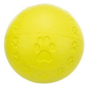 Trixie Míč s packami a zvukem 7cm limetková