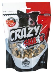 Dibaq Crazy Snack Meat hvězda pro psy 100g