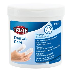 Trixie Zubní péče - jednorázové pečující návleky na prst 50ks