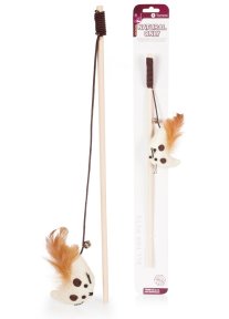 Tommi Natural Only Udice s myškou a peřím 40cm