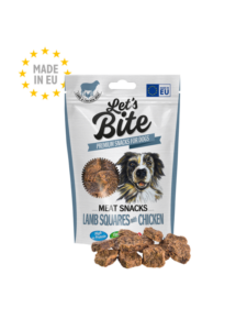 Let’s Bite Meat Snacks Lamb Squares with Chicken 80 g