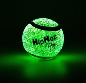 HipHop Dog Neonový ve tmě svítící tenisový míček 6,5cm