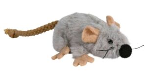 Trixie Plyšová myška šedá s catnipem 7cm