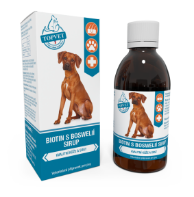 Topvet Sirup biotin s boswelií pro psy 200ml