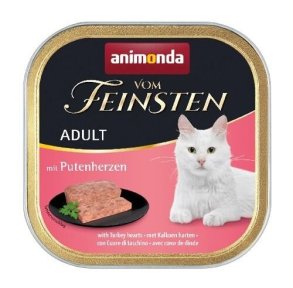 Animonda Paštika pro kočky Adult s krůtími srdíčky 100g