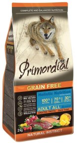 Primordial Grain Free Adult Trout&Duck 2kg
