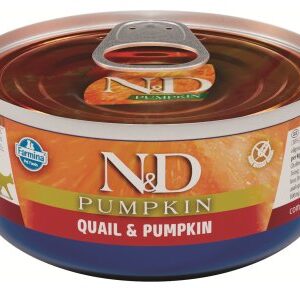 N&D Cat Pumpkin Adult Křepelka&Dýně 70g
