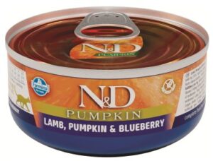 N&D Cat Pumpkin Adult Jehněčí,Dýně&Borůvky 70g