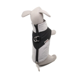 Vsepropejska Marco obleček pro psa na zip Barva: Šedá, Délka zad (cm): 29, Obvod hrudníku: 42 – 46 cm