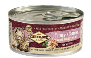 Carnilove White Muscle Meat Turkey&Salmon For Kittens 100g