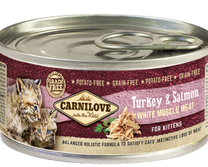 Carnilove White Muscle Meat Turkey&Salmon For Kittens 100g