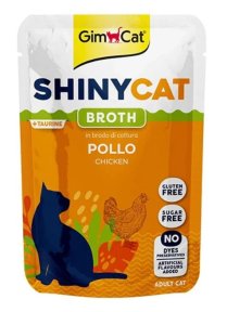 GimCat ShinyCat kuře ve vývaru 70g