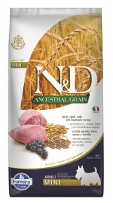 N&D Ancestral Grain Dog Adult Mini Lamb&Blueberry 7kg