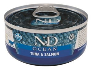 N&D Cat Ocean Adult Tuňák&Losos 70g