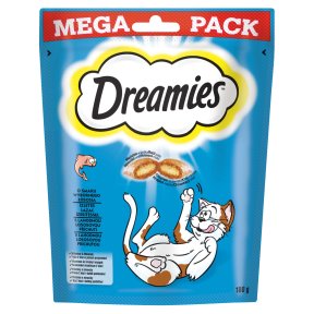 Dreamies Pochoutka pro kočky s lososem Mega Pack 180g
