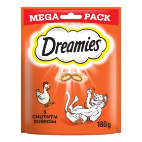 Dreamies Pochoutka pro kočky s kuřecím Mega Pack 180g