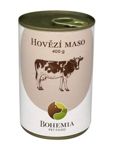 Bohemia Pet Food Hovězí maso ve vlastní šťávě 400g