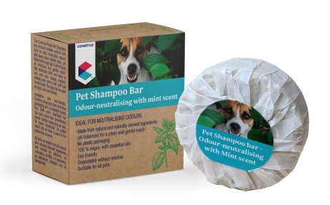 Covetrus Essentials Šampon tuhý pro neutralizaci pachu s vůní máty 80g Covetrus Essentials Šampon tuhý pro neutralizaci pachu s vůní máty 80g