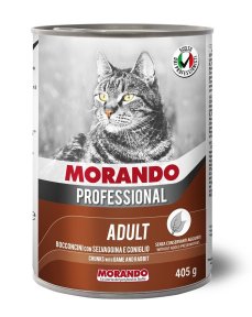 Morando Professional zvěřina, králík pro dospělé kočky 405g