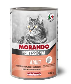 Morando Professional krevety, losos pro dospělé kočky 405g