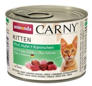 Animonda Carny Kitten hovězí, kuře, králík 200g