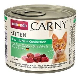 Animonda Carny Kitten hovězí, kuře, králík 200g
