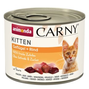Animonda Carny Kitten drůbeží, hovězí 200g