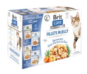 Brit Care Cat Flavour box Fillets in Jelly 12x85g
