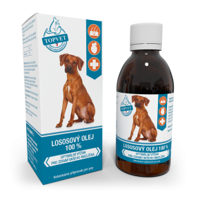 Topvet Lososový olej 100% pro psy 200ml