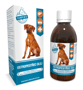 Topvet Ostropestřec olej pro psy 200ml