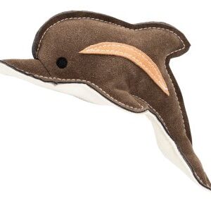 HipHop Dog Delfín kožená robustní hračka pro psy 22cm