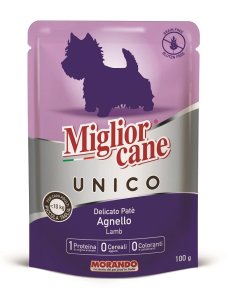 Morando Miglior Cane Unico kapsička pro psy jehněčí 100g
