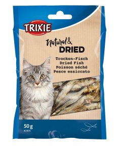 Trixie Sušené rybičky pamlsek pro kočky 50g