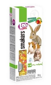 LOLO Smakers 2 klasy jablečné pro hlodavce 90g