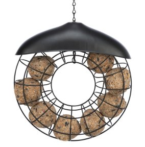 Trixie Věnec se stříškou na 8 lojových koulí ø24x8cm černá