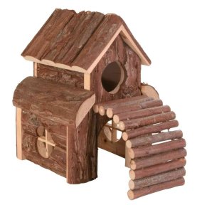 Trixie Natural Living dřevěný domek dvoupatrový FINN 13x20x20cm