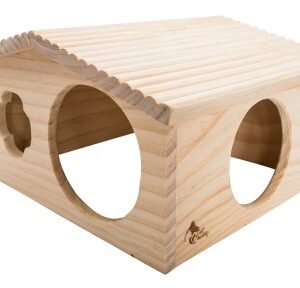 Pet Buddy Roubenka velká z borového dřeva pro hlodavce 33x28x18cm