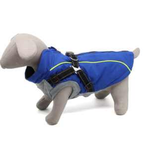 Vsepropejska Stuart obleček pro psa na zip Barva: Modrá, Délka zad (cm): 41, Obvod hrudníku: 47 – 54 cm