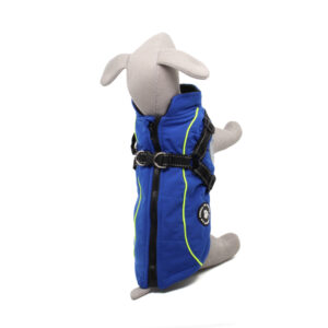 Vsepropejska Stuart obleček pro psa na zip Barva: Modrá, Délka zad (cm): 29, Obvod hrudníku: 36 – 41 cm