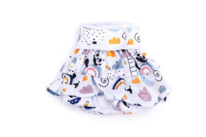Nataša hárací kalhotky pro psa - vsepropejska.cz Barva: Bílá, Obvod slabin (cm): 28 - 41