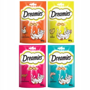 Dreamies kočka pochoutka s hovězím 4 x 60g
