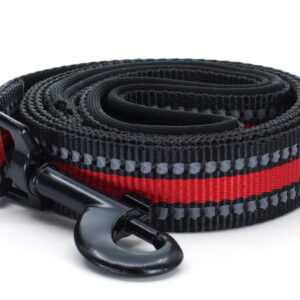 Vsepropejska Bando reflexní vodítko pro psa | 125 cm Barva: Červená, Šířka vodítka: 2 cm