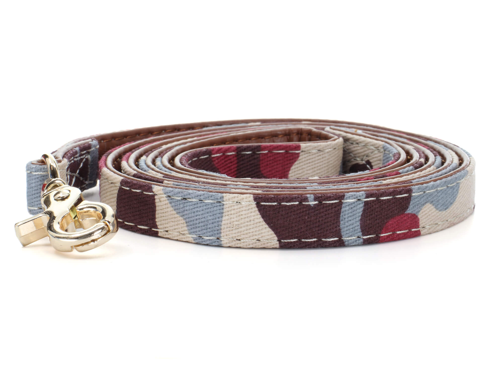 Vsepropejska Violeta maskáčové vodítko pro psa | 120 cm Barva: Hnědá, Šířka vodítka: 1,2 cm Vsepropejska Violeta maskáčové vodítko pro psa | 120 cm Barva: Hnědá, Šířka vodítka: 1,2 cm